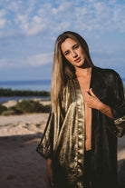 Anymalab Paris - Duality Kimono - black & gold - unisex - limited edition - handmade men women