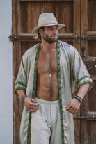 ANYMALAB Paris Camille - Gold Evil Eye Kimono - Unisex fashion