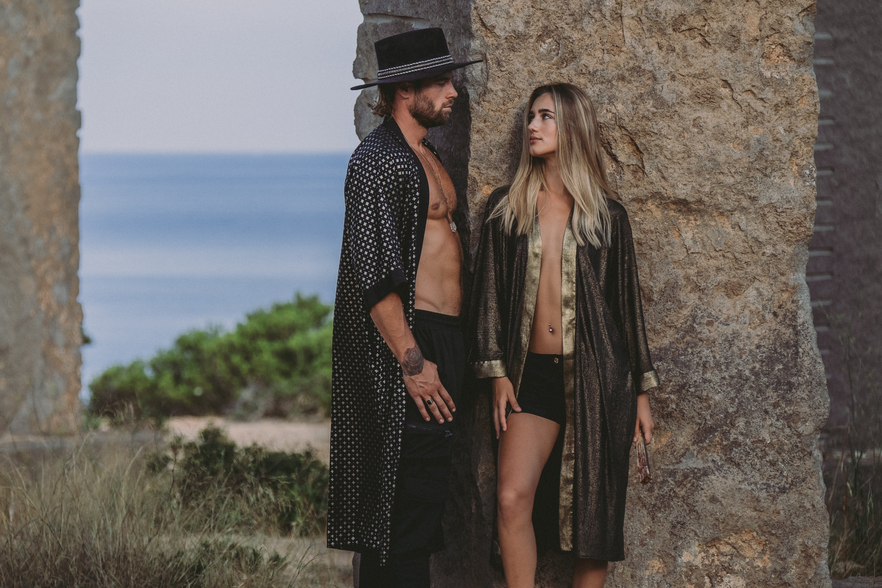 Celestial Kimono - anymalab paris- gold shimmer - limited edition