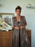 ANYMALAB Paris Desert Moon Kimono - bronze and gold - Unisex - handmade - Limited Edition
