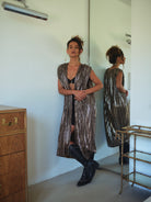 ANYMALAB Paris Desert Moon Kimono - bronze and gold - Unisex - handmade 