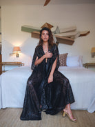 ANYMALAB Paris Fullmoon - Black Lace Cape - handmade