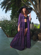 ANYMALAB Paris - Lace Cape – Laced in Amethyst - purple colour - Limited Edition