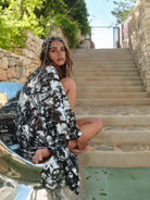 ANYMALAB Paris Lunar Bloom - Metallic Lurex Kimono - Unisex - handmade