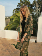 ANYMALAB Paris - Lurex_Kimono_Unakite_-_handmade_-_gold_green - limited edition