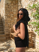 ANYMALAB Paris - Nyra Hood - Black Sequin Edition - Black colour - Limited Edition