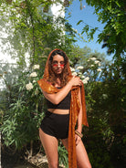 ANYMALAB Paris - Roya Hood - Sequin Special Edition - orange colour - Limited Edition